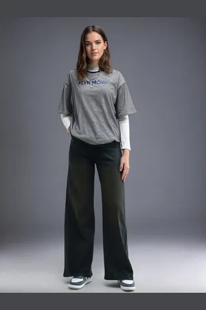 Flying Machine Women Wide Leg High-Rise Stretchable Jeans