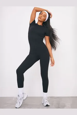 LULU & SKY Women Solid Round Neck Basic Jumpsuit