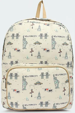 Max Collection Women Graphic Printed Backpack