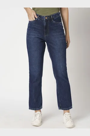 Kraus Women Relaxed Fit High-Rise Jeans