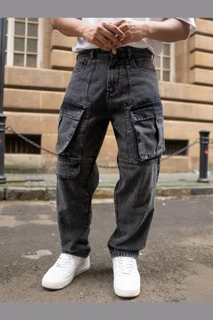 Powerlook Men Loose Fit Cargos Trousers