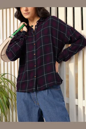 DressBerry Opaque Checked Casual Shirt