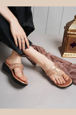 Anouk Women Embellished Open Toe Comfort Heel Sandals