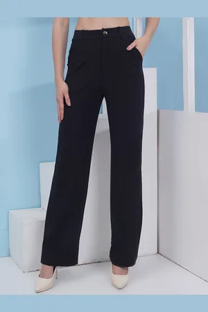 Puella Women Original High-Rise Wrinkle Free Formal Trousers