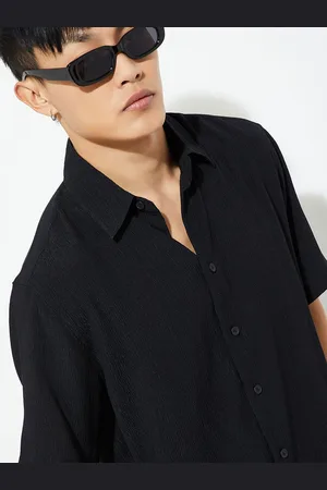 Max Collection Urb_N Men Textured Slim Fit Shirt