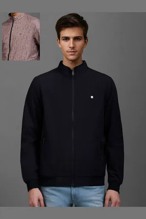 Louis Philippe Men Reversible Bomber Jacket