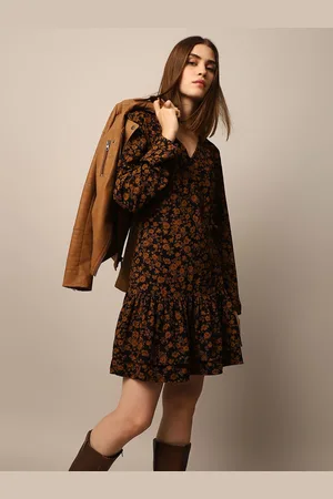 ONLY Floral Print A-Line Mini Dress