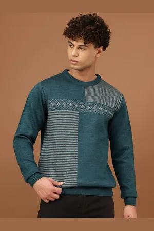 Richlook Men Round Neck Long Sleeves Sweatshirt