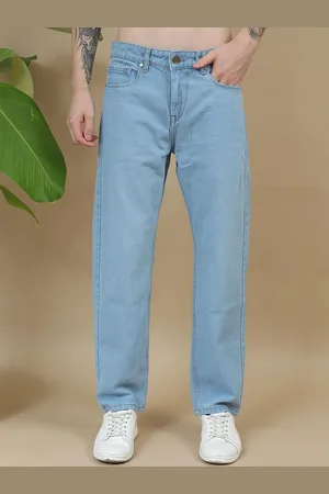 Mast & Harbour Men Cotton Comfort Relaxed Fit Light Fade Stretchable Jeans