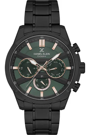 Daniel Klein Men Patterned Dial & Bracelet Style Straps Analogue Watch DK.1.13793-3