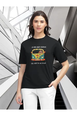 HELLCAT Women Printed T-shirt