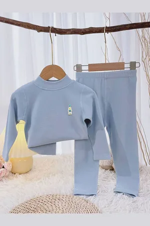 Little Surprise Box LLP Kids Crew Neck Thermal Set