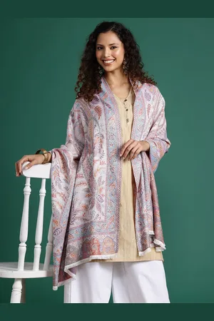 Sangria Women Woven Design Stole