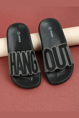 Max Collection Boys Printed Round Toe Sliders