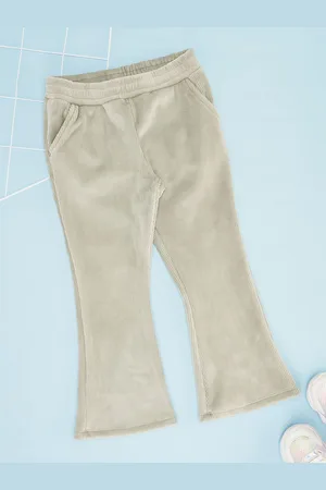 Pantaloons Girls Flared-Fit Mid-Rise Wide-Leg Trousers