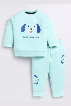 dollar Boys Printed Round Neck Long Sleeves Sweatshirt With Jogger