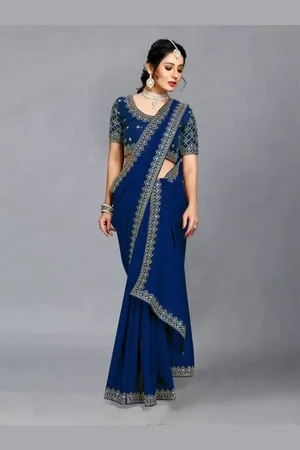 Saadhvi Sequinned Embroidered Embellished Saree