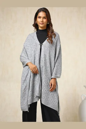 Soch Geometric Woven Design Acrylic Shawl