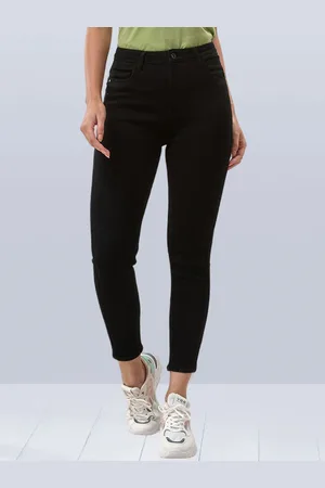 Lyra Women Cotton Tapered Fit High-Rise Stretchable Jeans