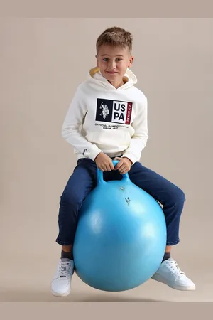 Ralph Lauren Boys Cotton Printed Hooded Sweatshirt