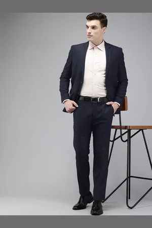 Park Avenue Slim Fit Notched Lapel Single-Breasted 2 Piece Formal Suits