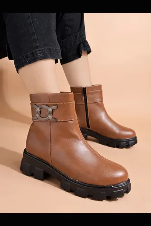 Shoetopia Women Mid-Top Block Heeled Regular Boots