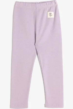 Koton Infant Girls Mid-Rise Ankle-Length Leggings