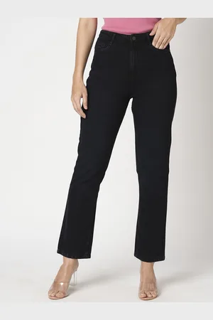 Kraus Women Cotton Relaxed Fit High-Rise Jeans