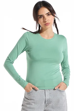 Bewakoof Women Round Neck Slim Fit Top