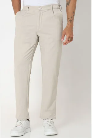 SPYKAR Men Solid Slim Fit Trousers