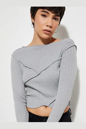 Max Collection Alaya F X Urb_N Women Ribbed Crop Top