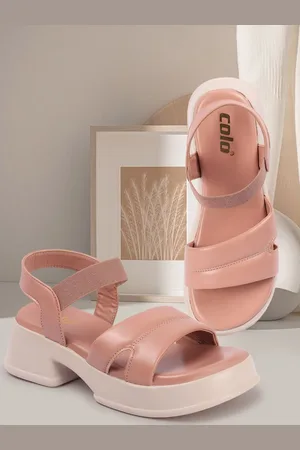 COLO Women Platform Heel Backstrap Sandals