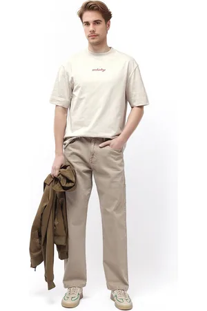 RARE RABBIT Men Comfort Relaxed Fit Mid-Rise Stretchable Jeans