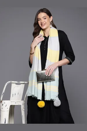 Cayman Striped Woollen Stole