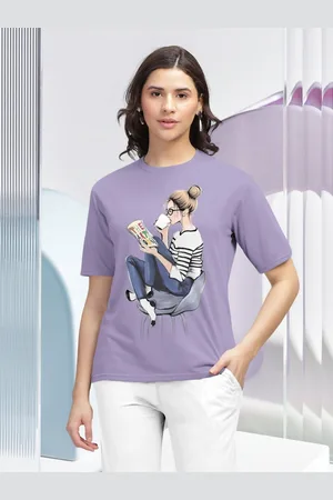 HELLCAT Women Printed T-shirt