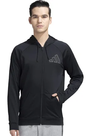 adidas Relaxed Fit Long Sleeve Hooded Jackets