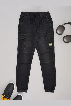 Pantaloons Boys Regular Fit Mid-Rise Low Distress Cotton Jeans