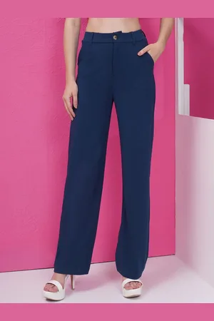 Puella Women Original High-Rise Wrinkle Free Formal Trousers