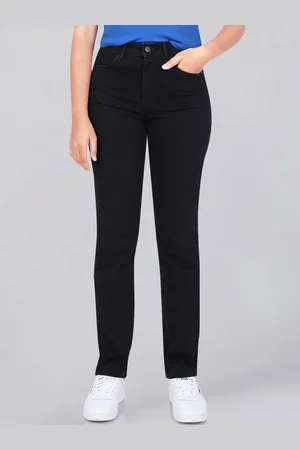 Wrangler Women Straight Fit High-Rise Stretchable Jeans