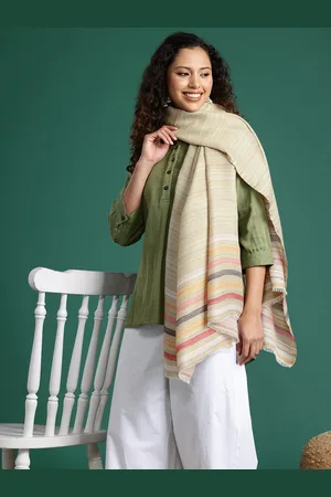Sangria Women Woven Design Stole
