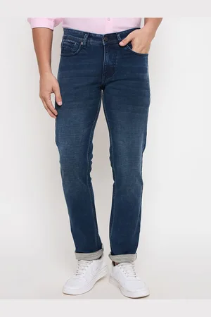 Duke Men Cotton Mid-Rise Regular Fit Light Fade Jeans