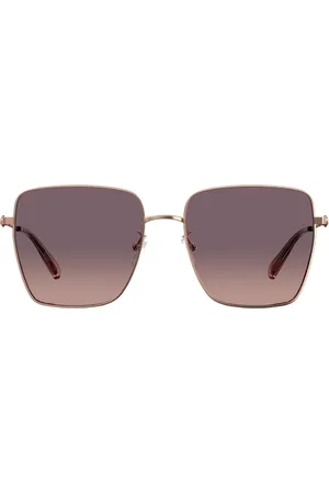 Moschino Women Square Sunglasses with UV Protected Lens-202724DDB593X-Gold Copper