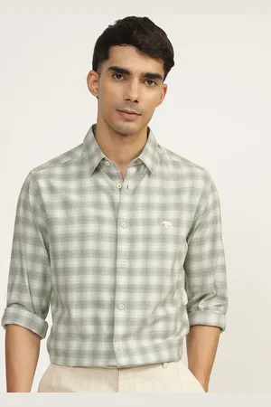 Andamen Premium Tartan Checked Regular Fit Cotton Casual Shirt