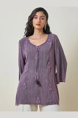 Soch Women Embroidered Round Neck Tunic