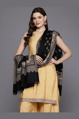 Cayman Ethnic Motifs Woven Design Woollen Shawl