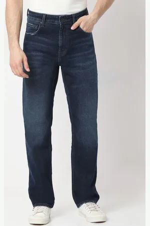 SPYKAR Men Relaxed Fit Mildly Distressed Light Fade Stretchable Jeans