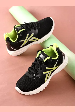 YK Boys Striped Lace-Ups Sneakers