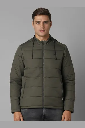 Louis Philippe Men Stand Collar Padded Jacket