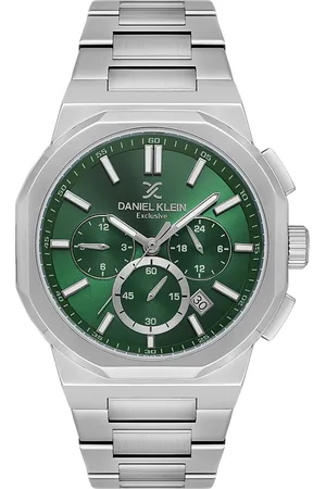 Daniel Klein Men Printed Dial & Bracelet Style Straps Analogue Watch DK.1.13812-4
