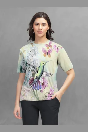 HELLCAT Women Printed T-shirt